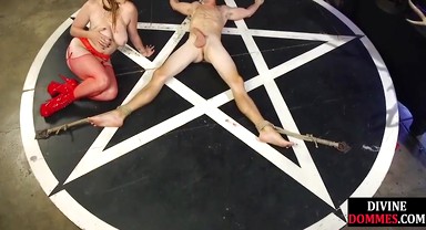 Busty Mistress Teasing Pathetic Sub Before Riding And Cum 6 Min With Bella Rossi