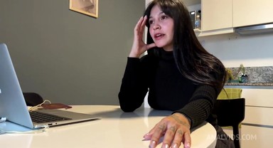 Anal With My Grieving Friend Who Loses Her Husband And I Offer My Big Cock To Comfort Her. Nicole Rissi