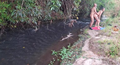 Strangers Are Caught Having Sex At The Waterfall