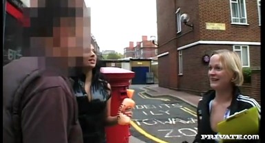 Busty Avalon Dresses up with Ionie in a PVC Costume Then Gets Laid - Private Porn Sex Videos