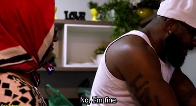 Granny Gets Fucked In The Ass By Delivery Man