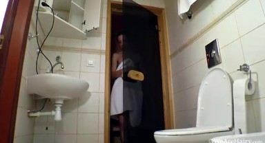 Sauna and shower fun with sexy Ryisya - WeAreHairy