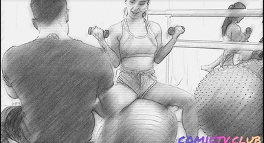 Oliver & Willy at the Gym