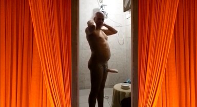 O Meu Banho Gostoso Com o Pau Duro 020