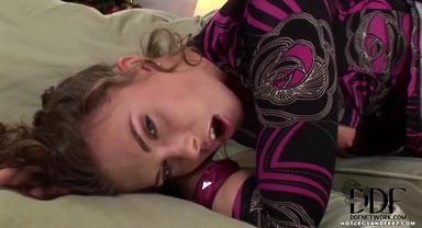 Foot-job flexing on New Years