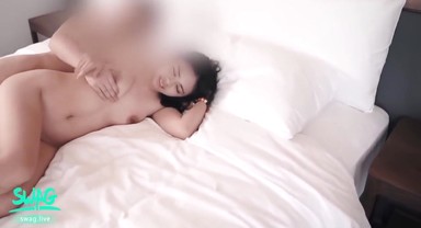 Horny Delivery Girl Fucked By Asian Hunk