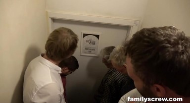 Cumming Together At A Swingers Club